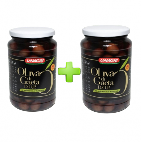 OFFERTA: n. 2 conf. da 350 gr OLIVA GAETA DOP